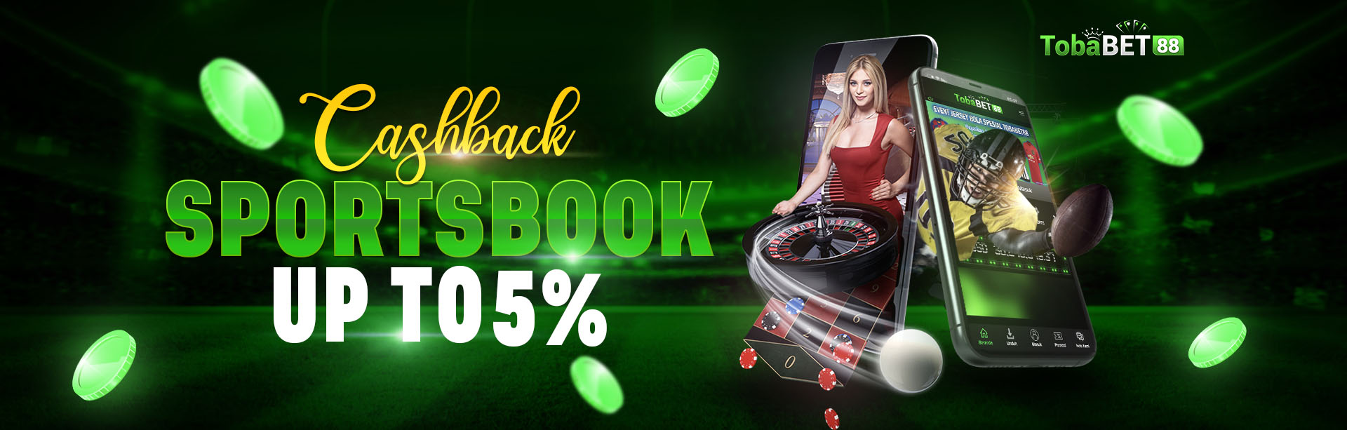 CASHBACK SPORTSBOOK 5%