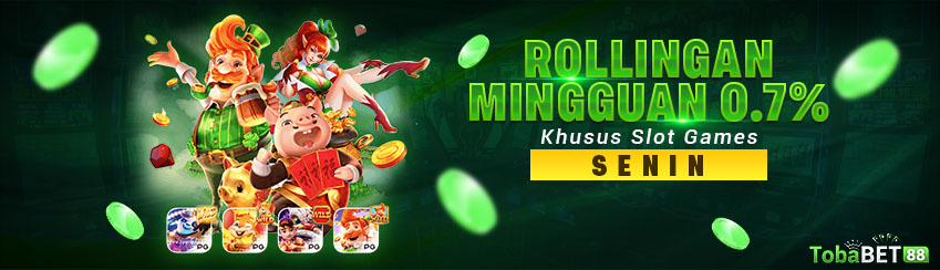 MENANG KALAH TETAP UNTUNG BONUS ROLLINGAN SLOT GAMES 0.7%