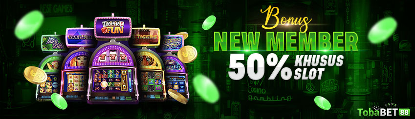 BONUS NEW MEMBER SLOT 50%